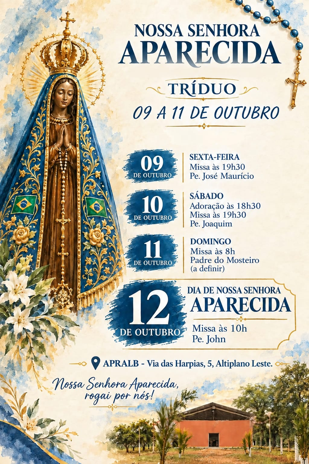 Tríduo de Nossa Senhora!